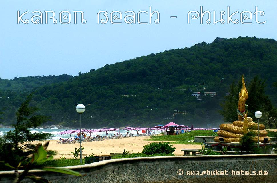 Foto: Karon Beach Blick vom Strandhotel