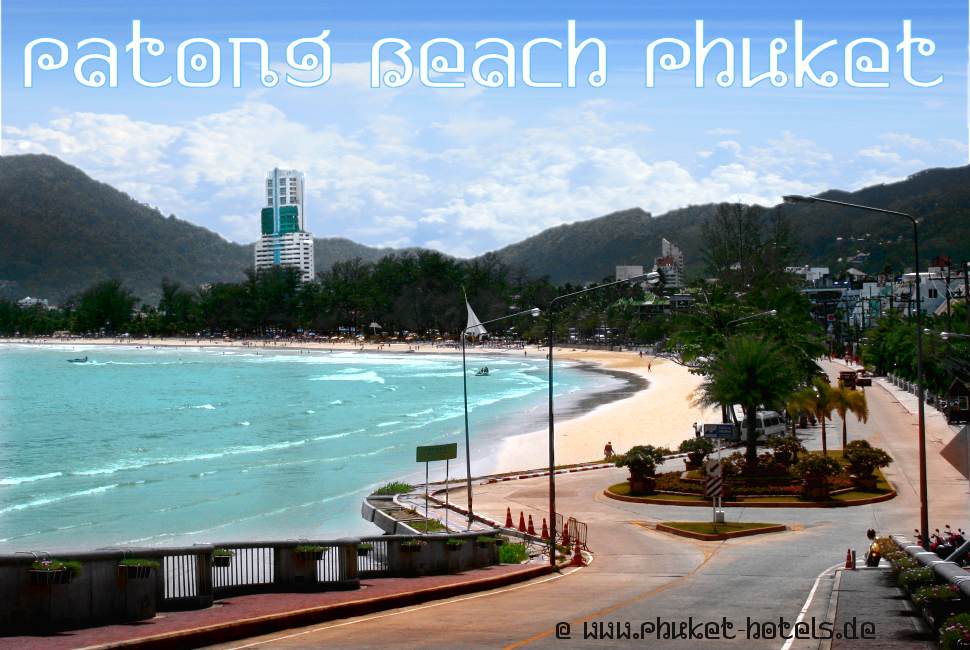 Bild: Beach und Beach Road Patong